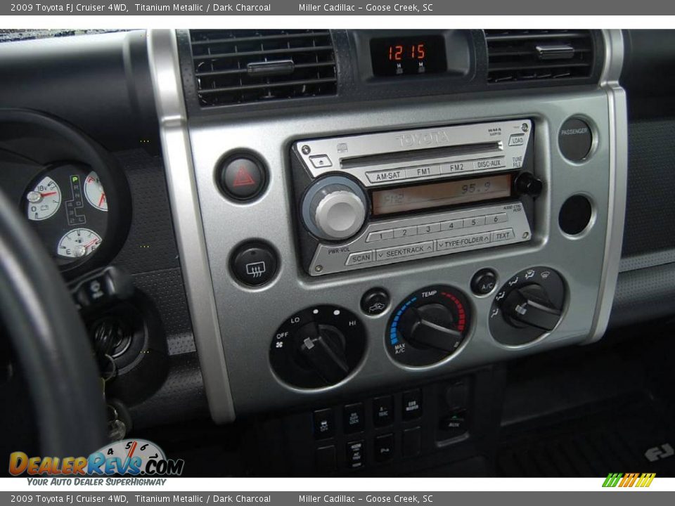 2009 Toyota FJ Cruiser 4WD Titanium Metallic / Dark Charcoal Photo #21