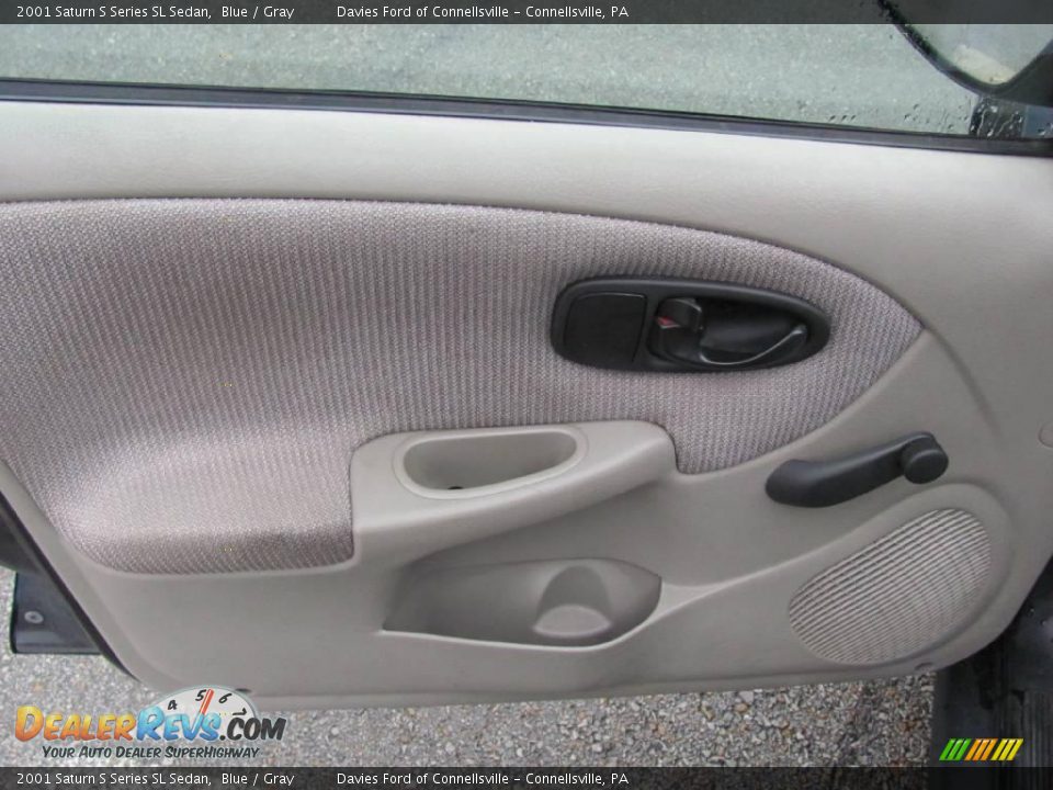 2001 Saturn S Series SL Sedan Blue / Gray Photo #10