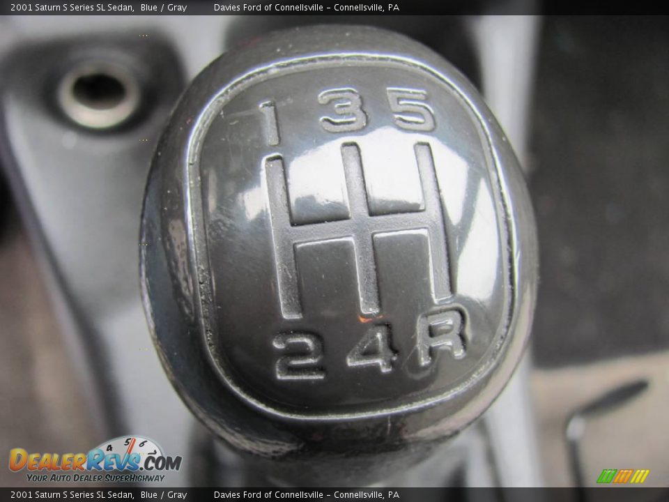 2001 Saturn S Series SL Sedan Blue / Gray Photo #12