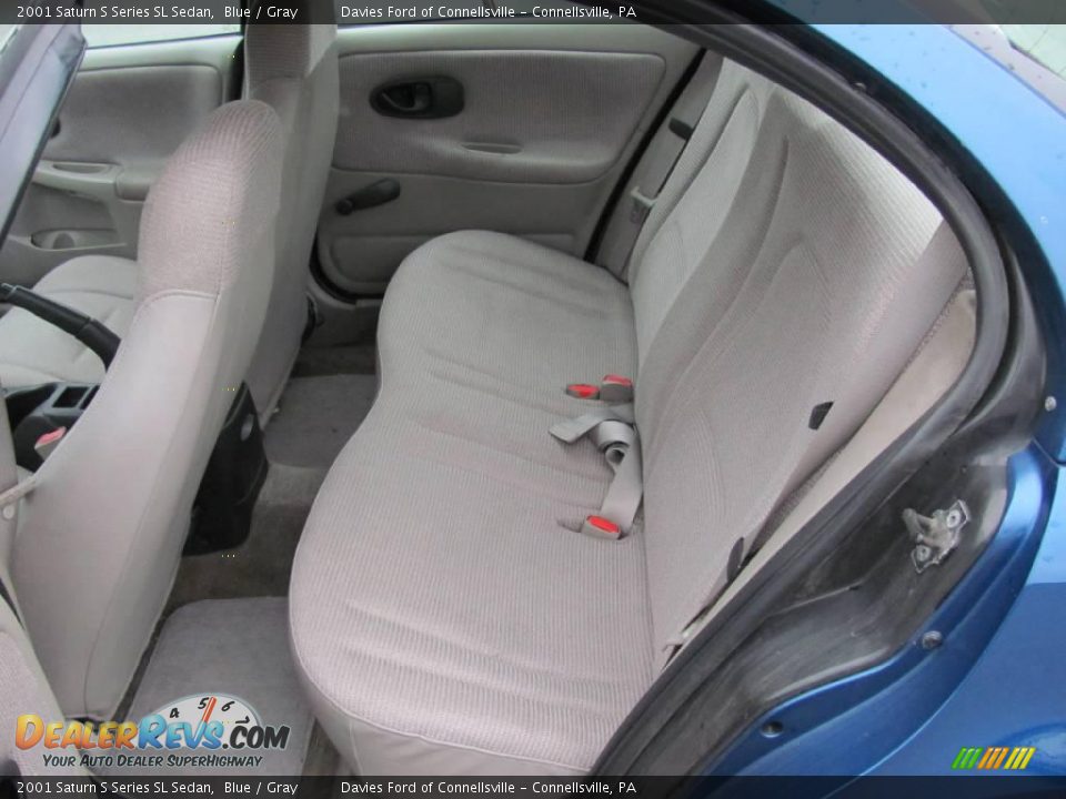 2001 Saturn S Series SL Sedan Blue / Gray Photo #13