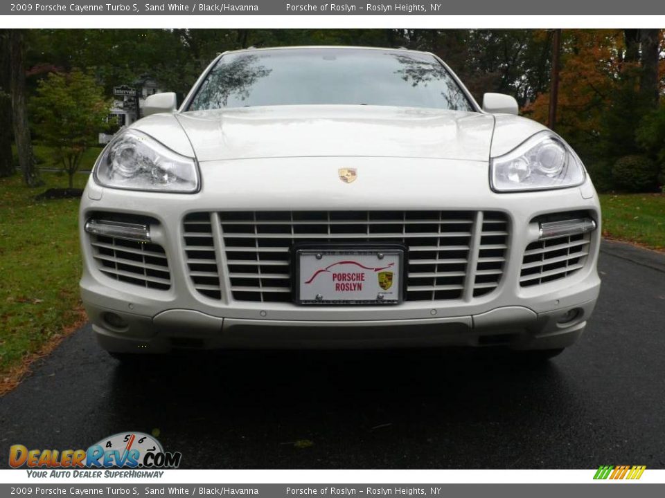 2009 Porsche Cayenne Turbo S Sand White / Black/Havanna Photo #9