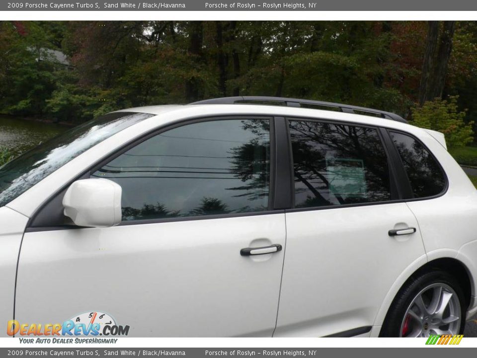 2009 Porsche Cayenne Turbo S Sand White / Black/Havanna Photo #11
