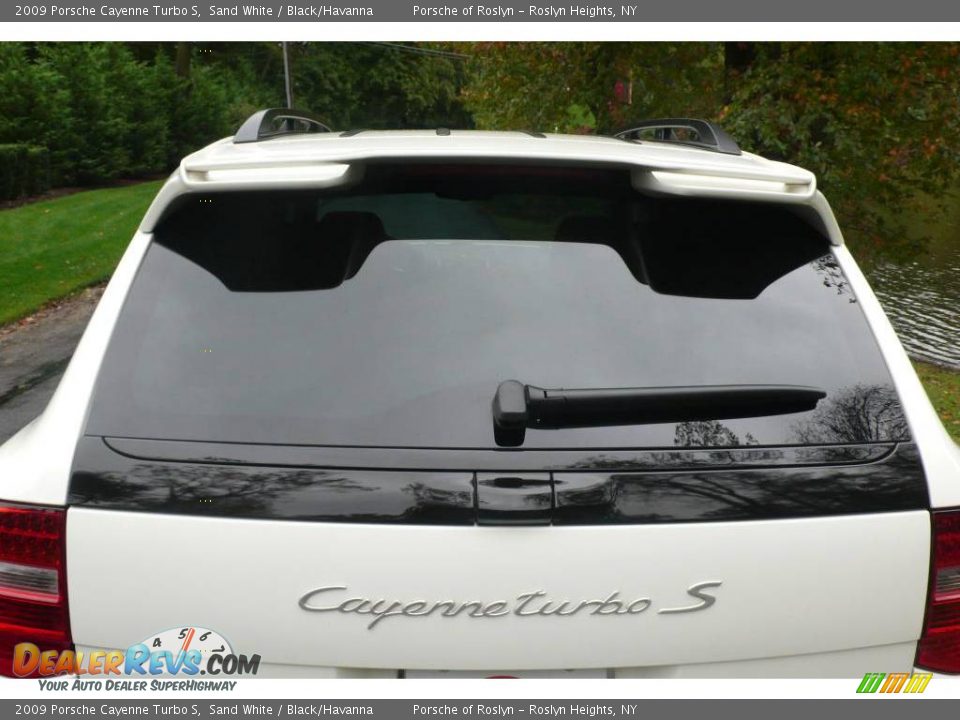 2009 Porsche Cayenne Turbo S Sand White / Black/Havanna Photo #12