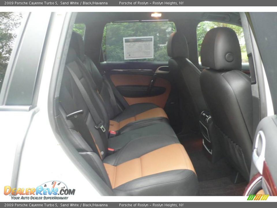 2009 Porsche Cayenne Turbo S Sand White / Black/Havanna Photo #19