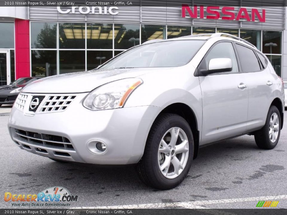 2010 Nissan Rogue SL Silver Ice / Gray Photo #1