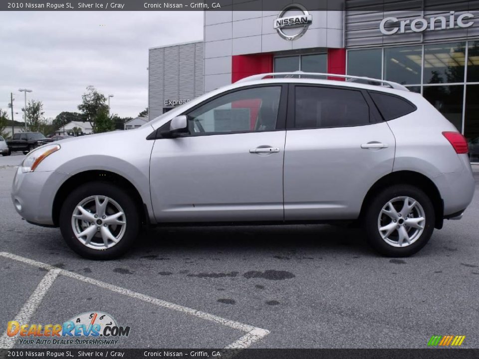 2010 Nissan Rogue SL Silver Ice / Gray Photo #2