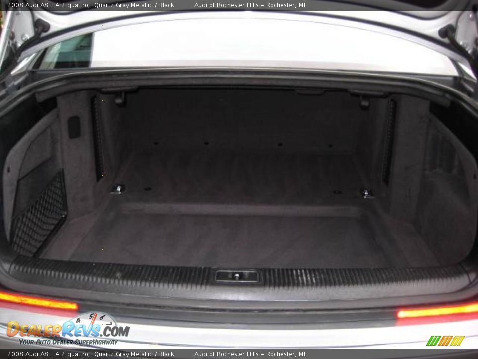 2008 Audi A8 L 4.2 quattro Quartz Gray Metallic / Black Photo #15
