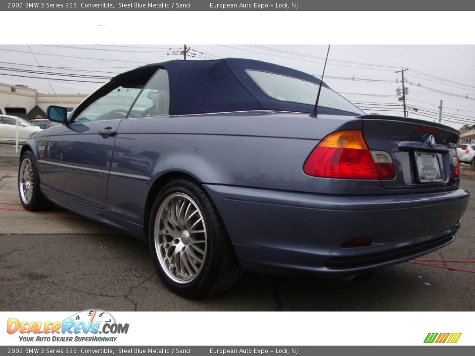 2002 BMW 3 Series 325i Convertible Steel Blue Metallic / Sand Photo #3