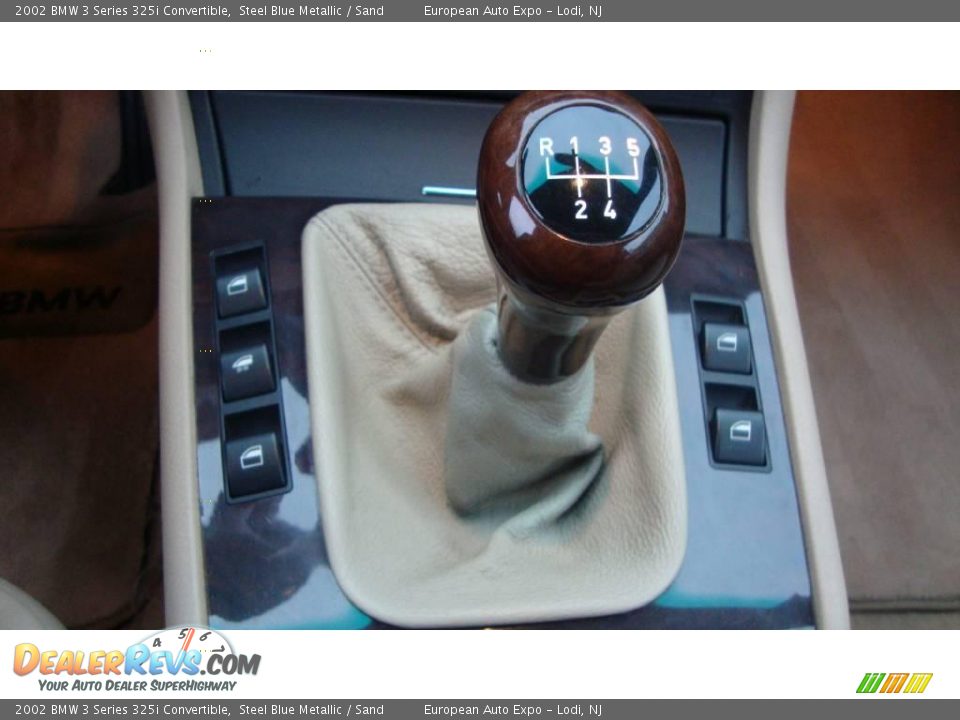 2002 BMW 3 Series 325i Convertible Steel Blue Metallic / Sand Photo #16
