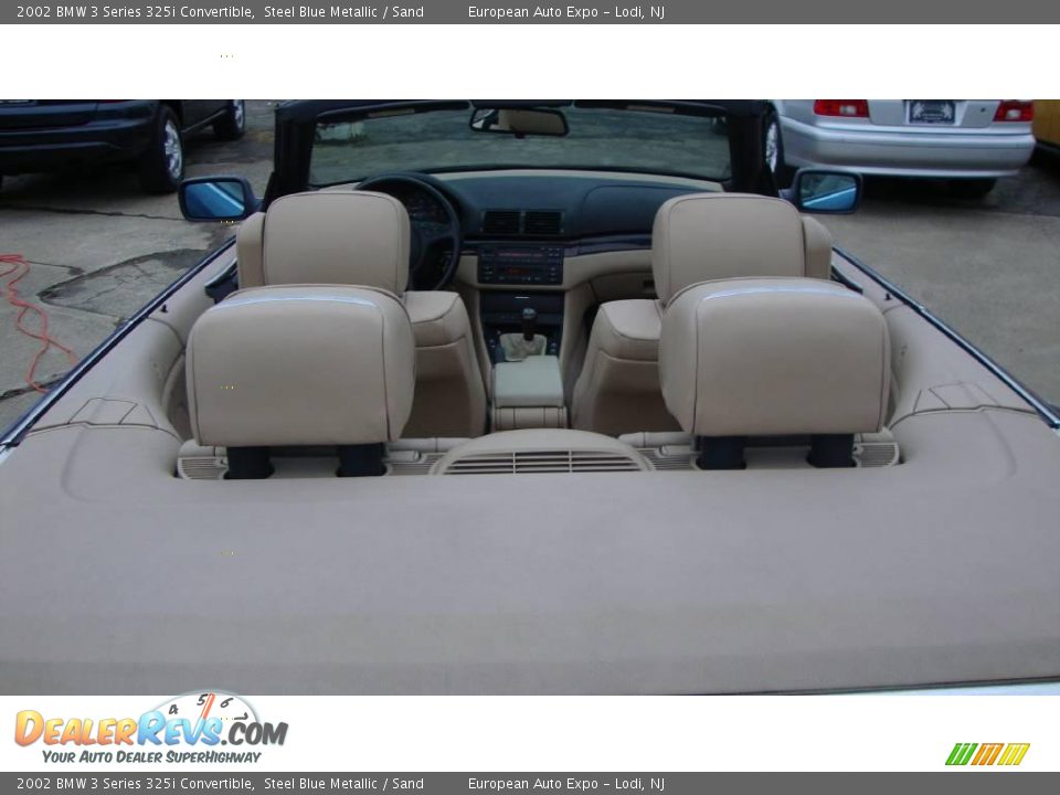 2002 BMW 3 Series 325i Convertible Steel Blue Metallic / Sand Photo #20