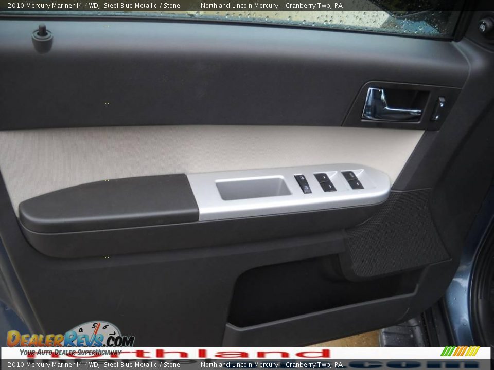 2010 Mercury Mariner I4 4WD Steel Blue Metallic / Stone Photo #6