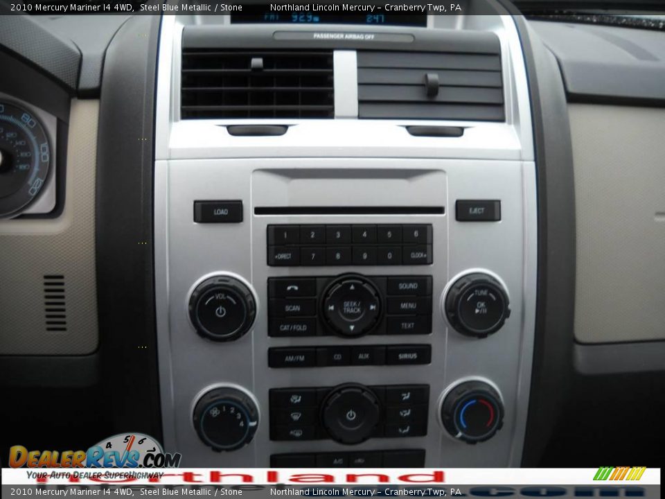 2010 Mercury Mariner I4 4WD Steel Blue Metallic / Stone Photo #17