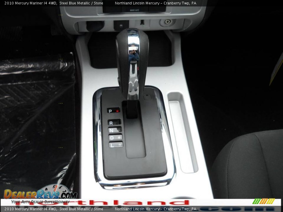 2010 Mercury Mariner I4 4WD Steel Blue Metallic / Stone Photo #18