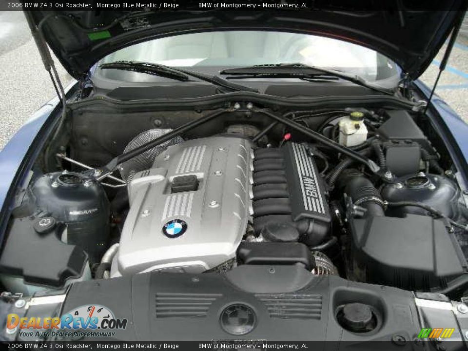 2006 BMW Z4 3.0si Roadster Montego Blue Metallic / Beige Photo #12