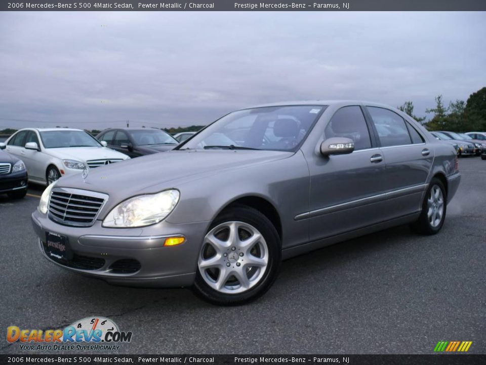 2006 Mercedes-Benz S 500 4Matic Sedan Pewter Metallic / Charcoal Photo #1