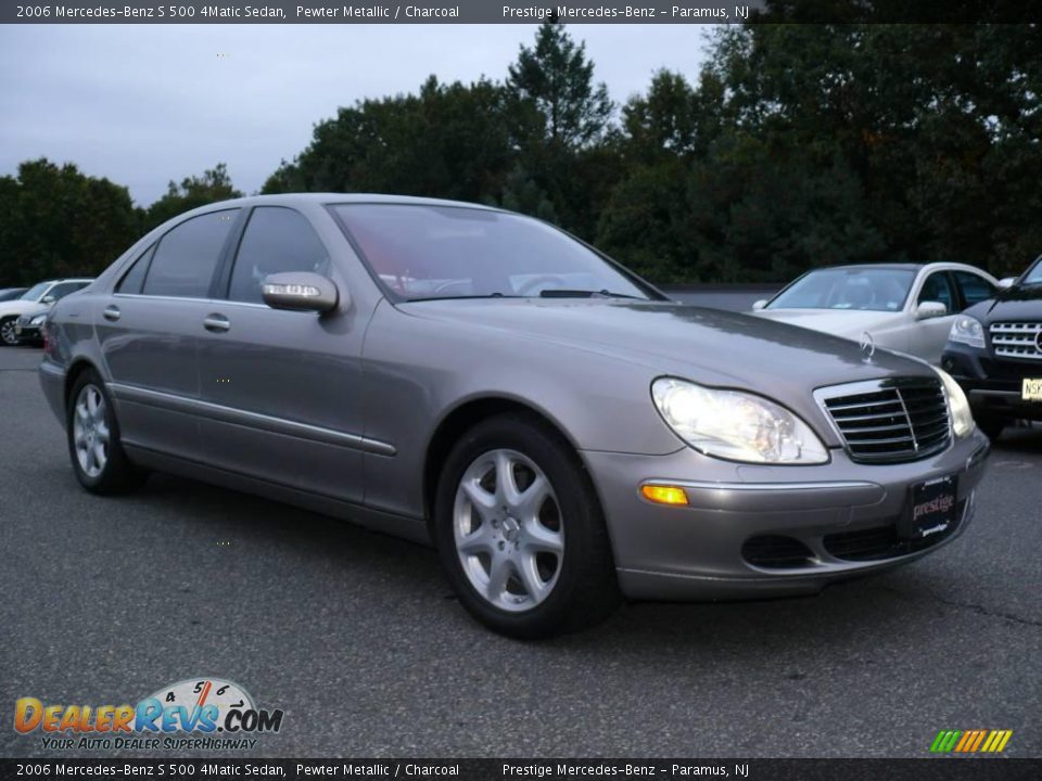 2006 Mercedes-Benz S 500 4Matic Sedan Pewter Metallic / Charcoal Photo #3