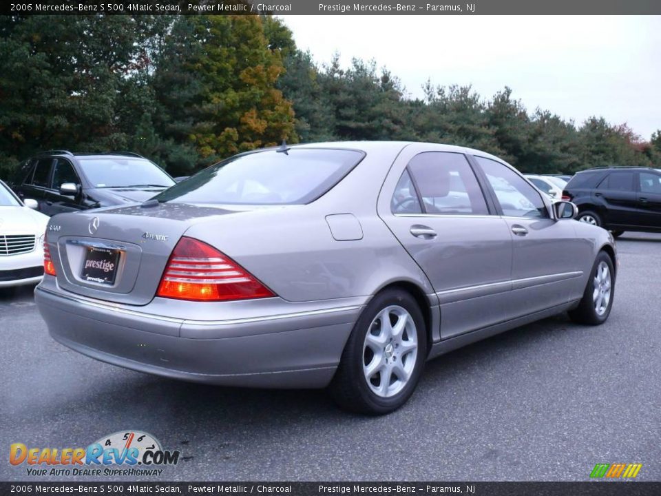 2006 Mercedes-Benz S 500 4Matic Sedan Pewter Metallic / Charcoal Photo #4