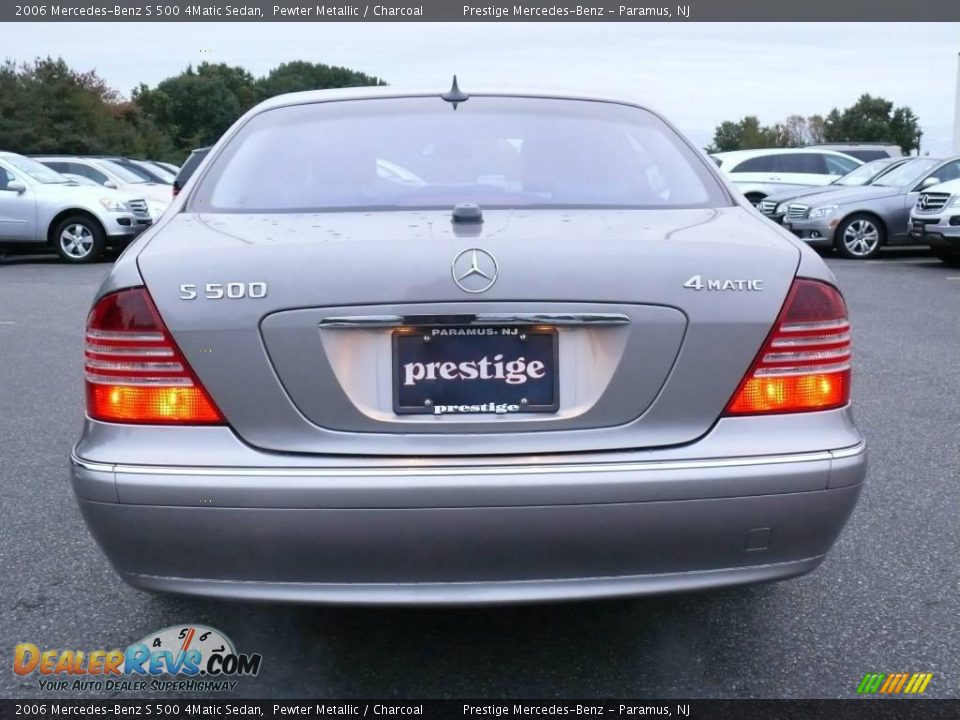 2006 Mercedes-Benz S 500 4Matic Sedan Pewter Metallic / Charcoal Photo #5