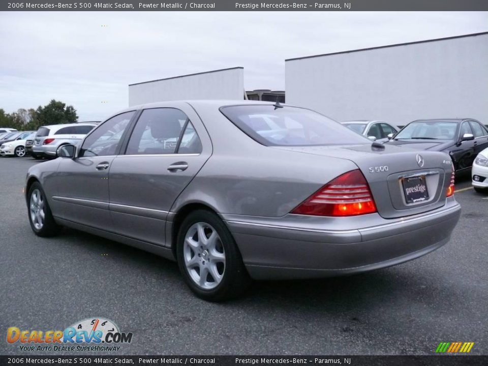 2006 Mercedes-Benz S 500 4Matic Sedan Pewter Metallic / Charcoal Photo #6