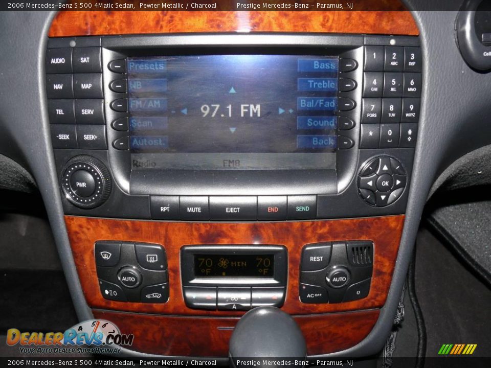2006 Mercedes-Benz S 500 4Matic Sedan Pewter Metallic / Charcoal Photo #11