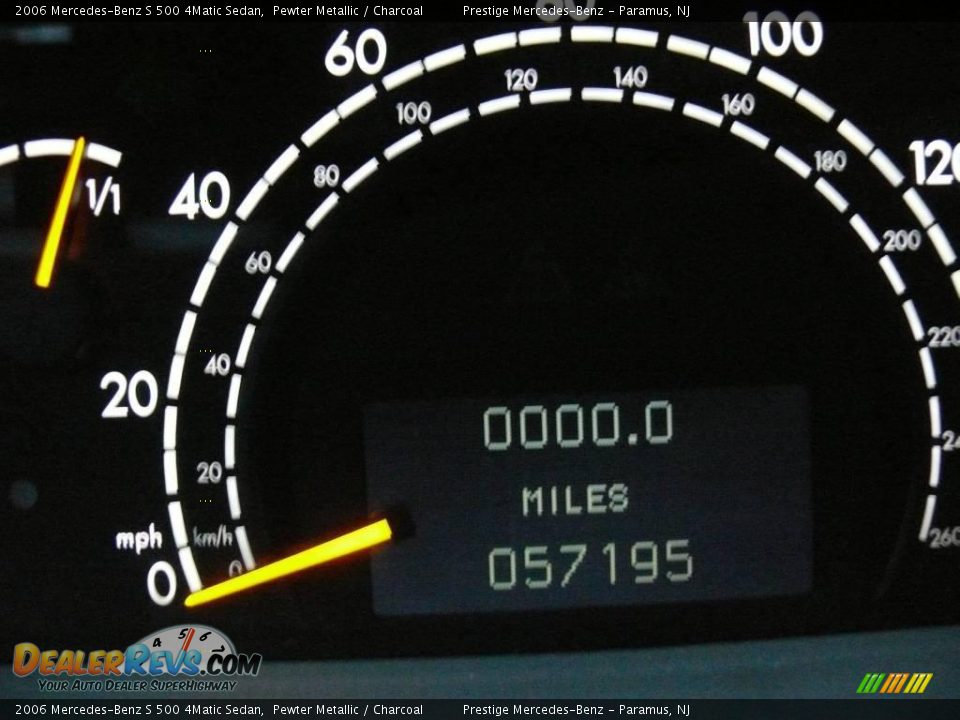 2006 Mercedes-Benz S 500 4Matic Sedan Pewter Metallic / Charcoal Photo #12