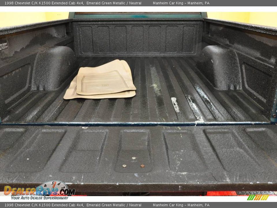 1998 Chevrolet C/K K1500 Extended Cab 4x4 Emerald Green Metallic / Neutral Photo #13