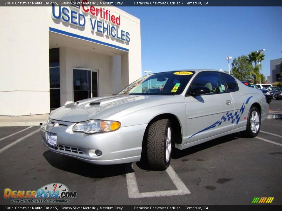 2004 Chevrolet Monte Carlo SS Galaxy Silver Metallic / Medium Gray Photo #1