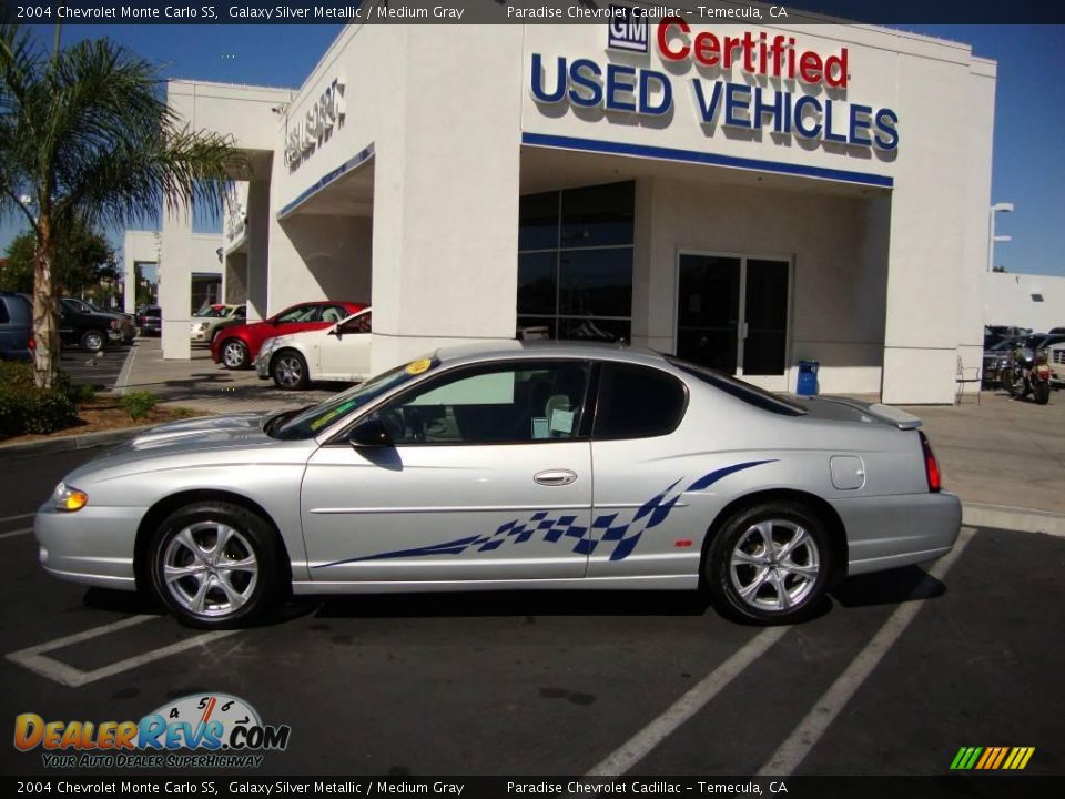 2004 Chevrolet Monte Carlo SS Galaxy Silver Metallic / Medium Gray Photo #2