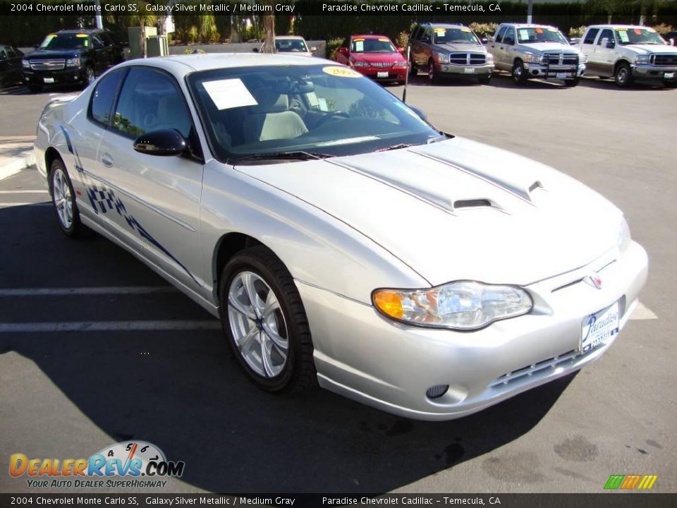 2004 Chevrolet Monte Carlo SS Galaxy Silver Metallic / Medium Gray Photo #4
