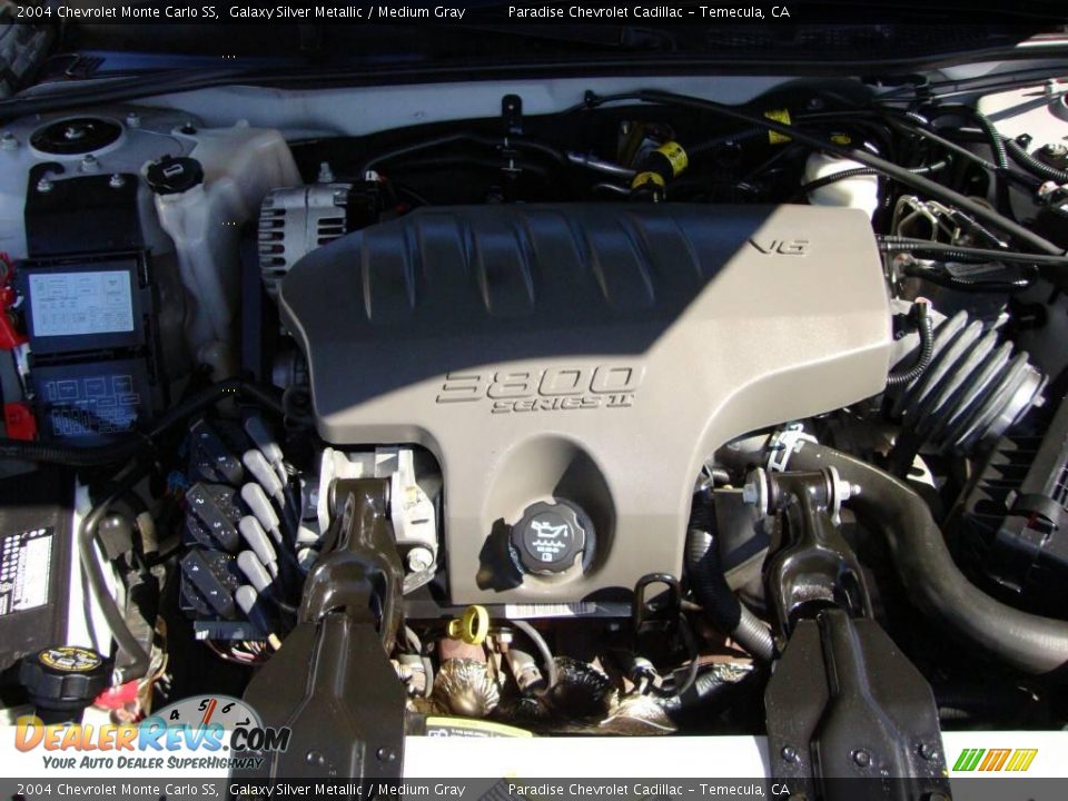 2004 Chevrolet Monte Carlo SS Galaxy Silver Metallic / Medium Gray Photo #6