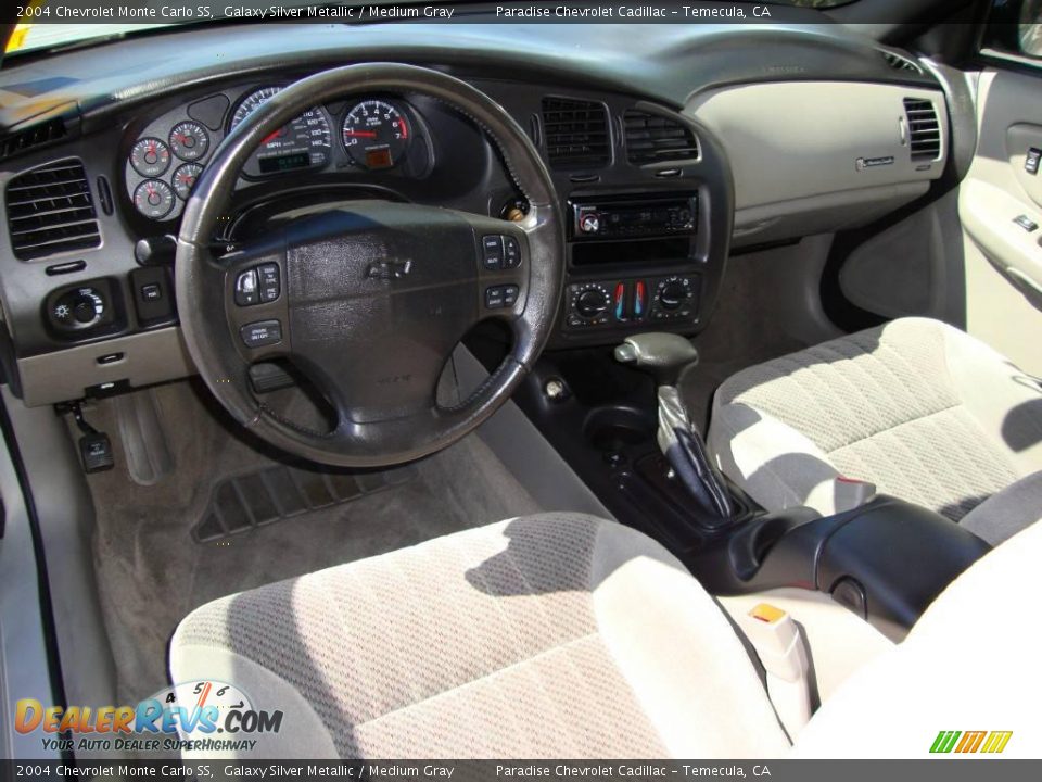 2004 Chevrolet Monte Carlo SS Galaxy Silver Metallic / Medium Gray Photo #7