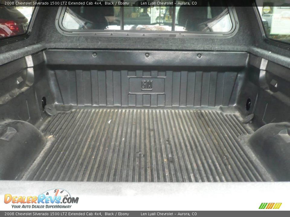 2008 Chevrolet Silverado 1500 LTZ Extended Cab 4x4 Black / Ebony Photo #12
