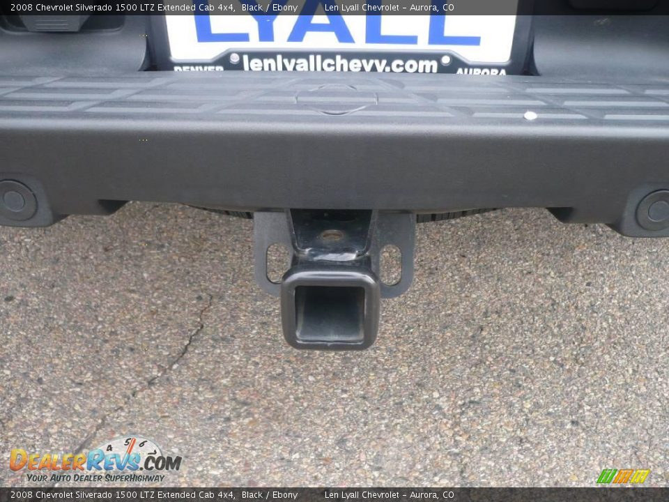 2008 Chevrolet Silverado 1500 LTZ Extended Cab 4x4 Black / Ebony Photo #14