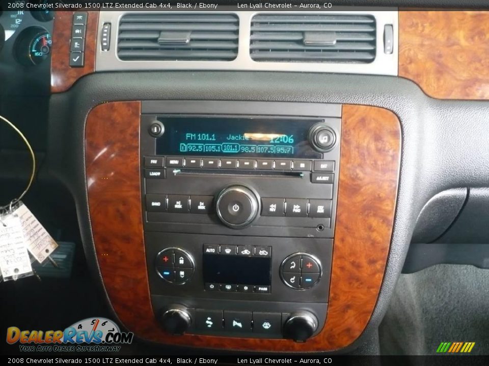 2008 Chevrolet Silverado 1500 LTZ Extended Cab 4x4 Black / Ebony Photo #21
