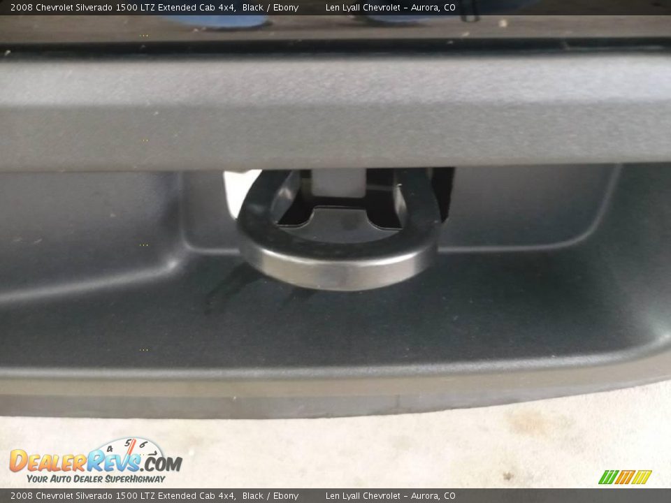 2008 Chevrolet Silverado 1500 LTZ Extended Cab 4x4 Black / Ebony Photo #24