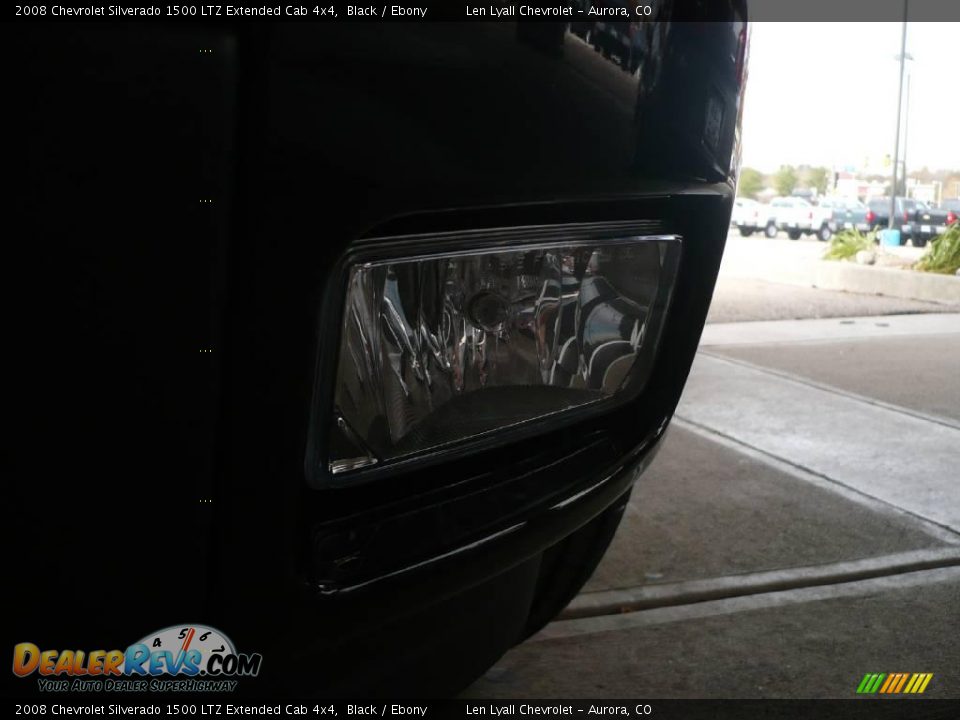 2008 Chevrolet Silverado 1500 LTZ Extended Cab 4x4 Black / Ebony Photo #25