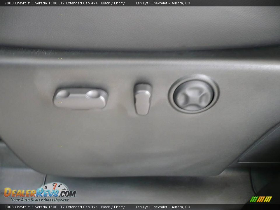2008 Chevrolet Silverado 1500 LTZ Extended Cab 4x4 Black / Ebony Photo #27