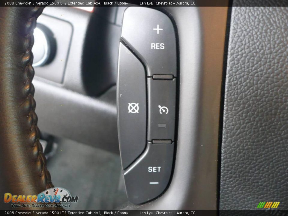 2008 Chevrolet Silverado 1500 LTZ Extended Cab 4x4 Black / Ebony Photo #29