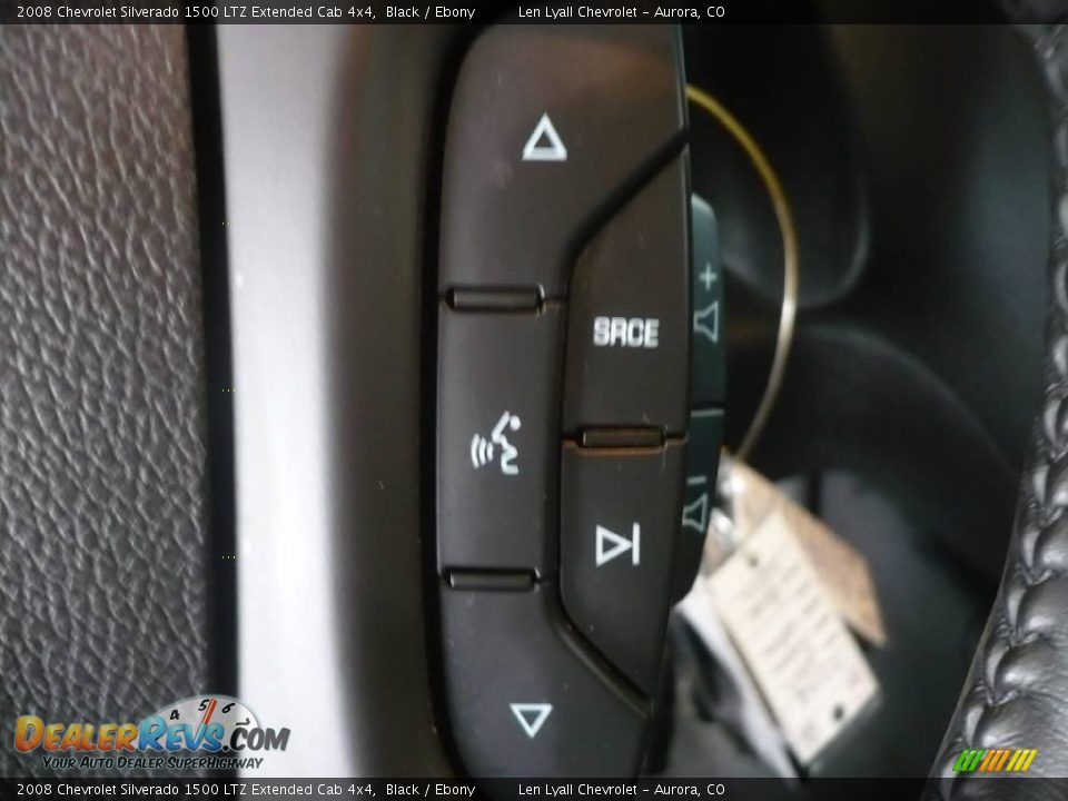 2008 Chevrolet Silverado 1500 LTZ Extended Cab 4x4 Black / Ebony Photo #30