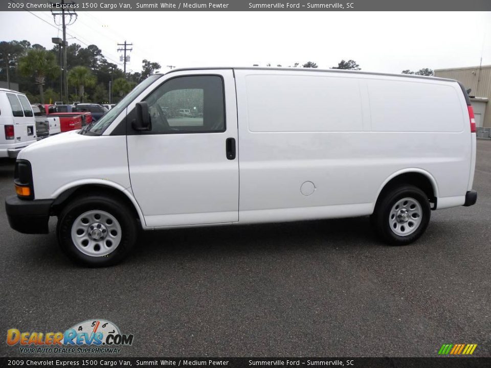2009 Chevrolet Express 1500 Cargo Van Summit White / Medium Pewter Photo #2