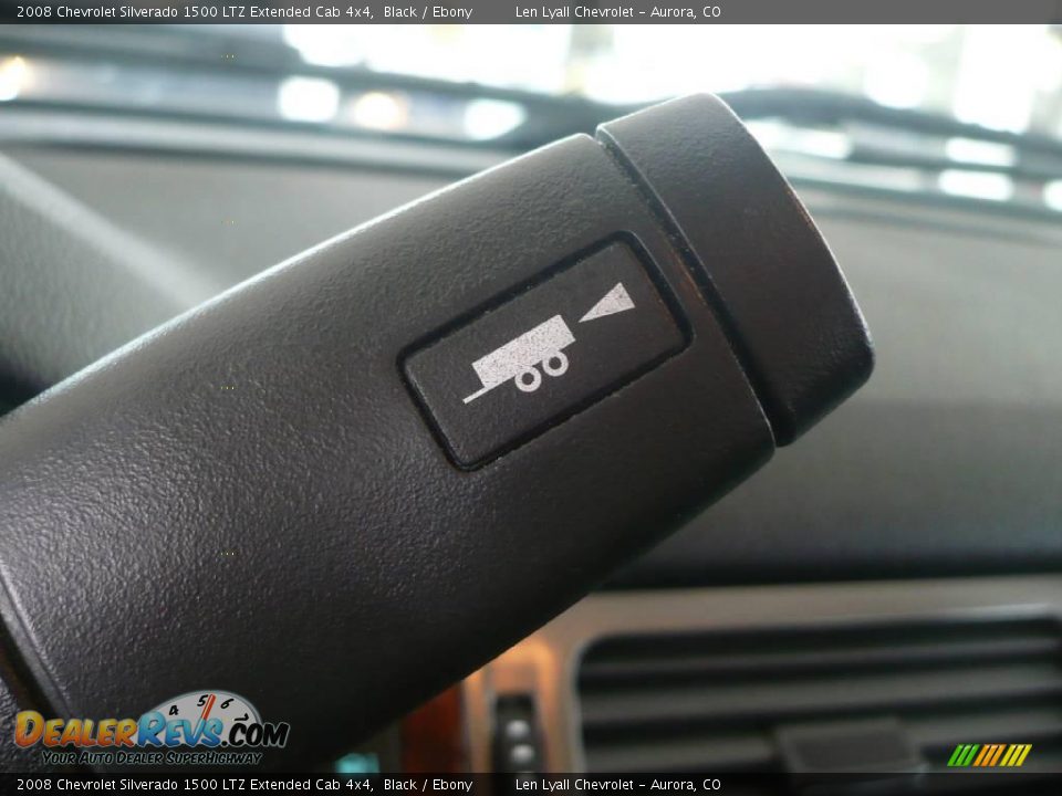 2008 Chevrolet Silverado 1500 LTZ Extended Cab 4x4 Black / Ebony Photo #31