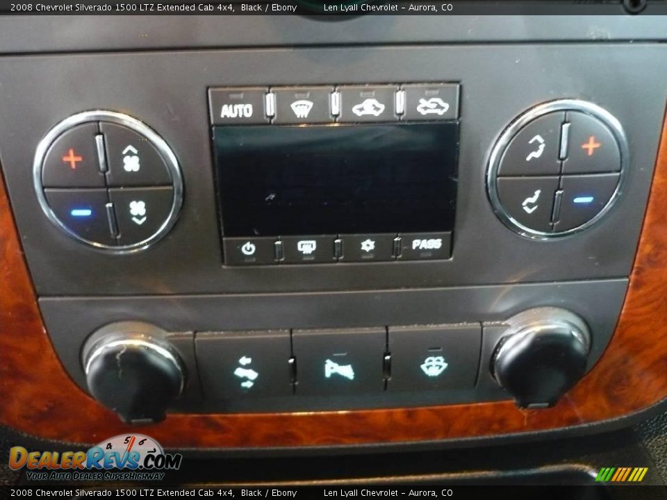 2008 Chevrolet Silverado 1500 LTZ Extended Cab 4x4 Black / Ebony Photo #34