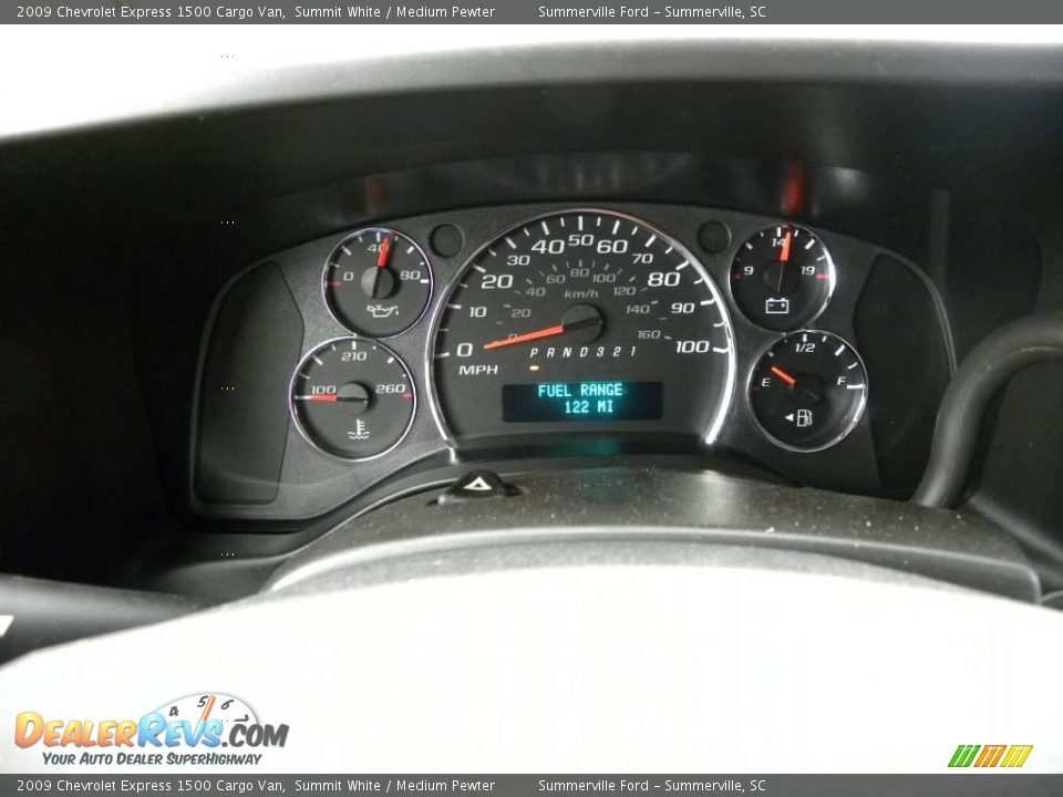 2009 Chevrolet Express 1500 Cargo Van Summit White / Medium Pewter Photo #16