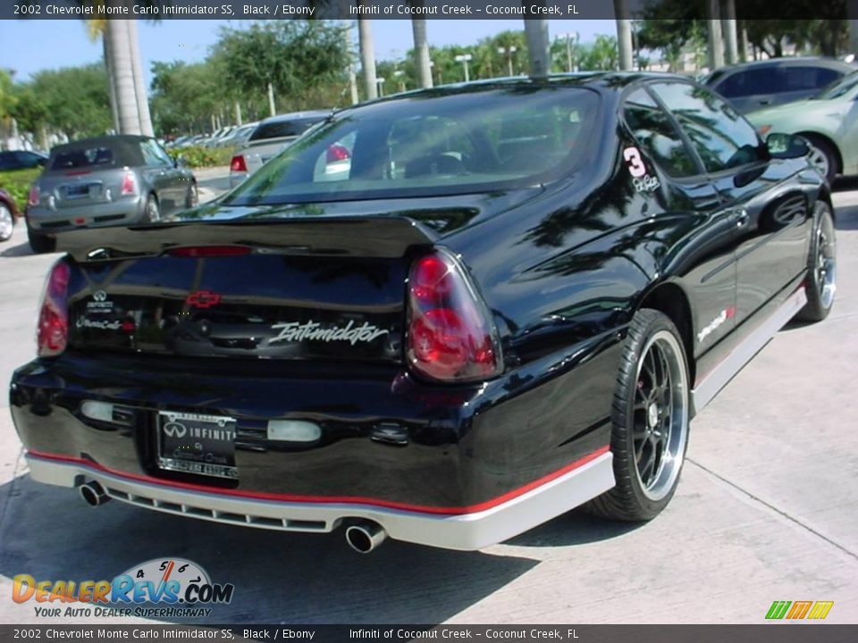 Black 2002 Chevrolet Monte Carlo Intimidator SS Photo #3