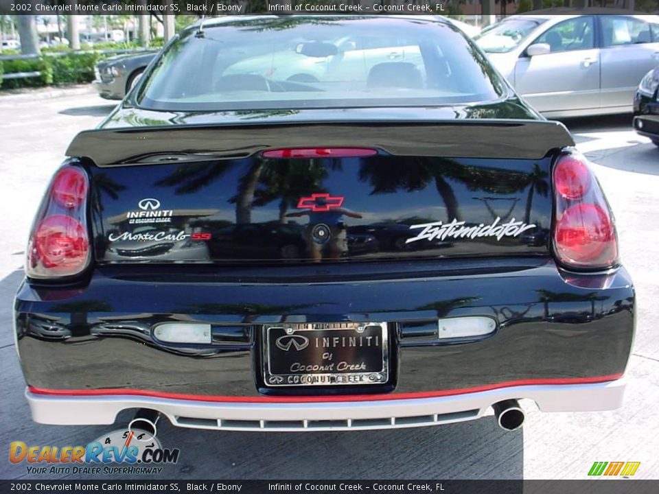 2002 Chevrolet Monte Carlo Intimidator SS Black / Ebony Photo #4