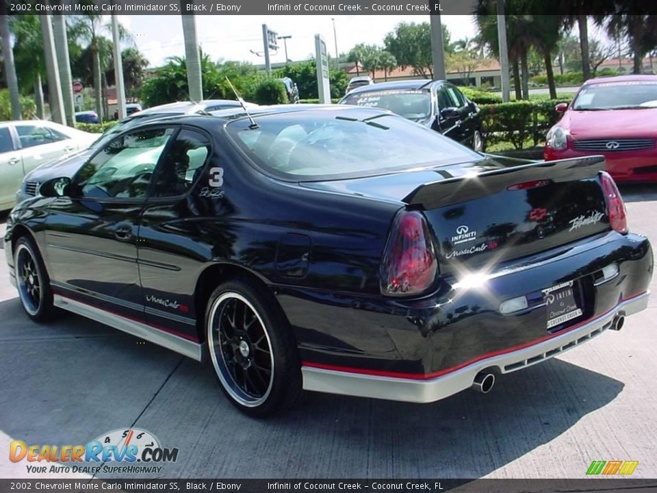 2002 Chevrolet Monte Carlo Intimidator SS Black / Ebony Photo #5