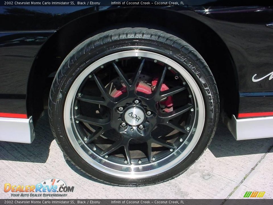 2002 Chevrolet Monte Carlo Intimidator SS Black / Ebony Photo #11