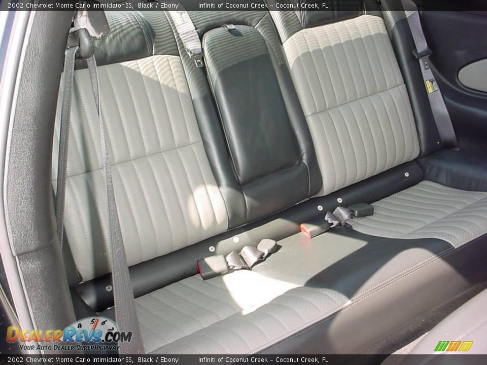 Ebony Interior - 2002 Chevrolet Monte Carlo Intimidator SS Photo #20