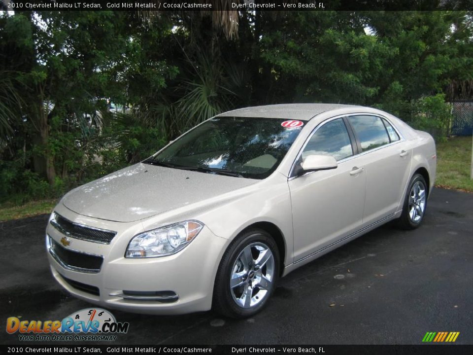 2010 Chevrolet Malibu LT Sedan Gold Mist Metallic / Cocoa/Cashmere Photo #1