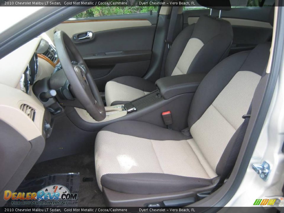 2010 Chevrolet Malibu LT Sedan Gold Mist Metallic / Cocoa/Cashmere Photo #9